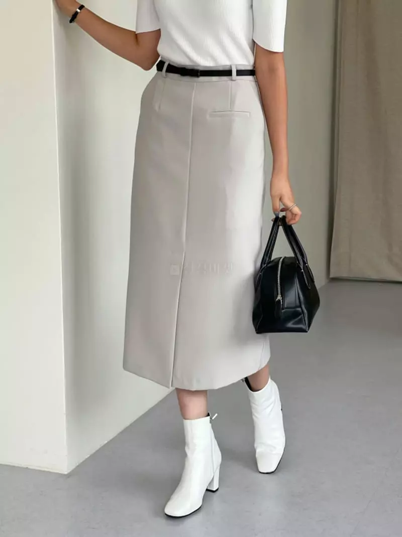 Srap - Korean Women Fashion - #momslook - Lojet Skirt - 5