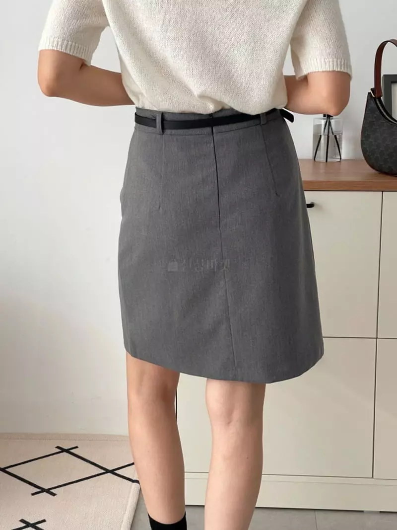 Srap - Korean Women Fashion - #momslook - Dick Skirt - 10