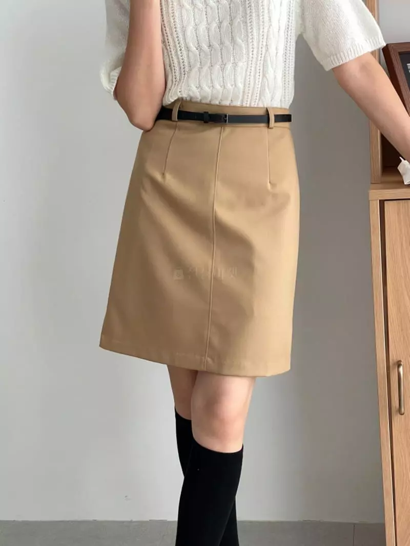 Srap - Korean Women Fashion - #momslook - Dick Skirt - 2