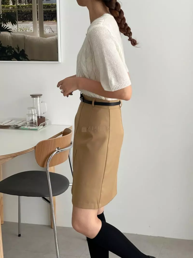 Srap - Korean Women Fashion - #womensfashion - Dick Skirt - 4