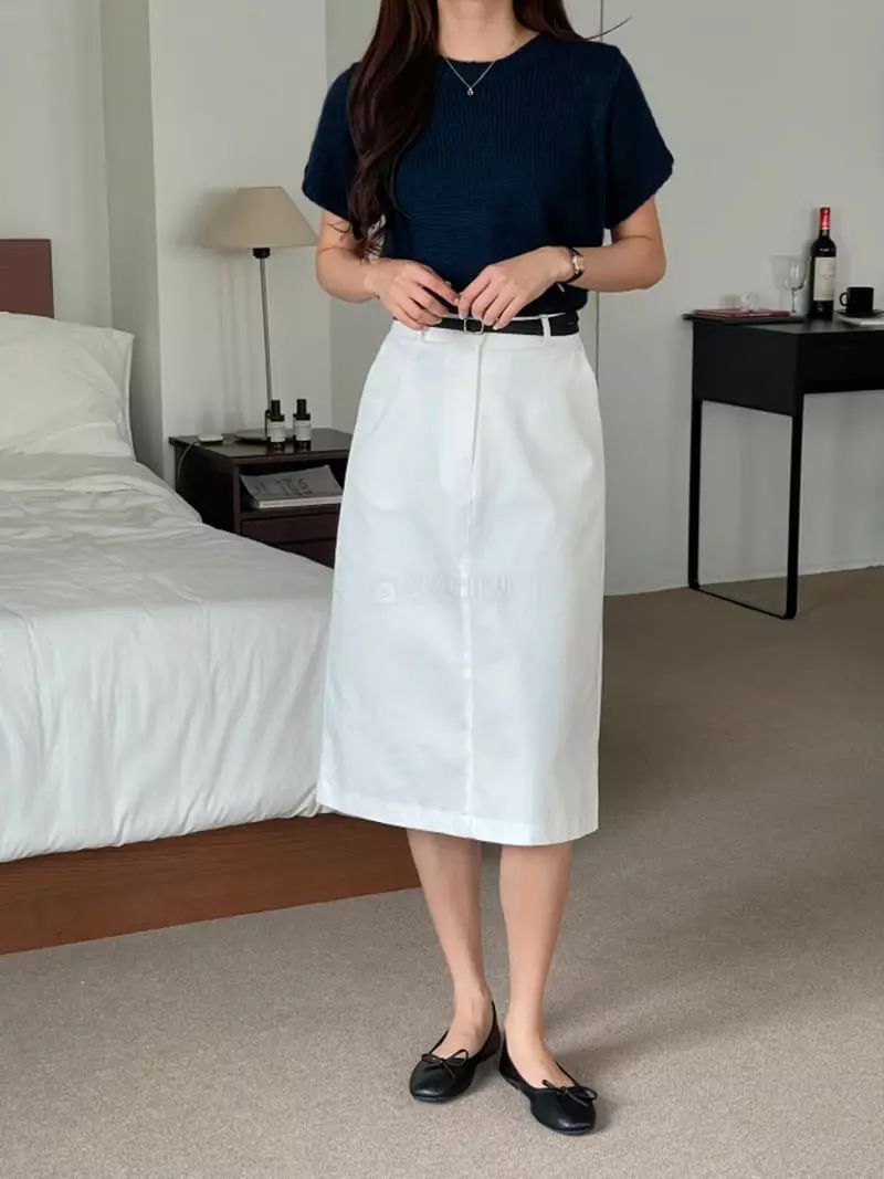Srap - Korean Women Fashion - #momslook - Nock Skirt - 12
