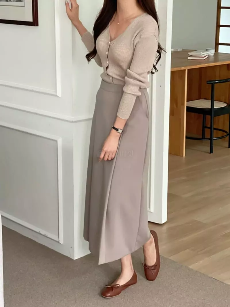 Srap - Korean Women Fashion - #pursuepretty - Ash Skirt - 3