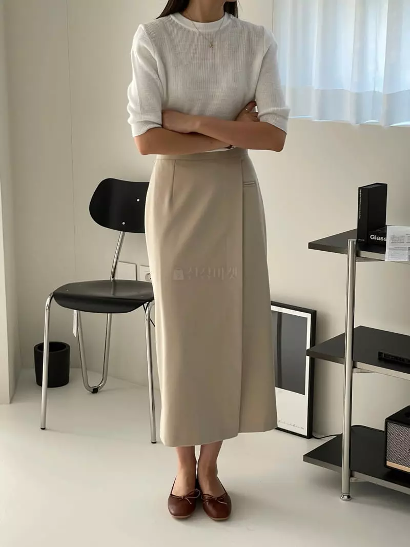 Srap - Korean Women Fashion - #restrostyle - Onz Skirt - 7