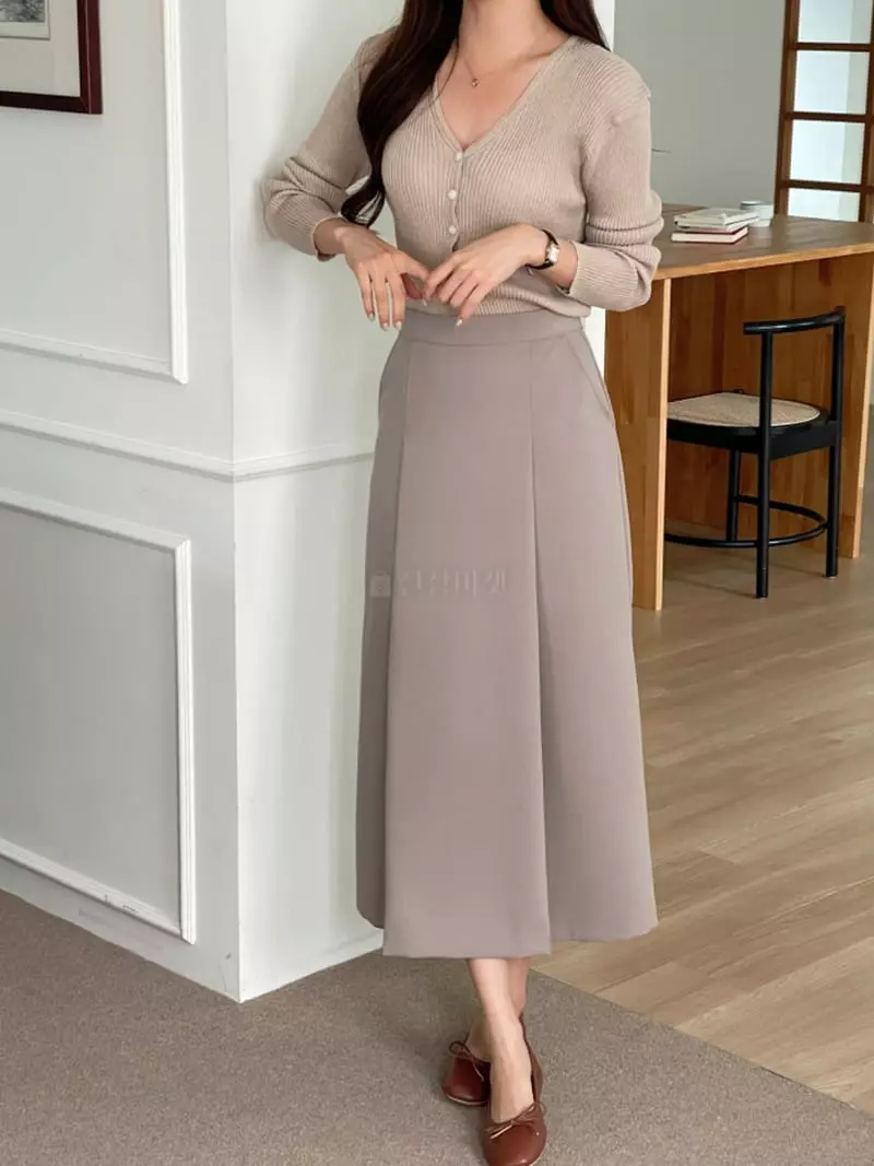 Srap - Korean Women Fashion - #pursuepretty - Ash Skirt - 4