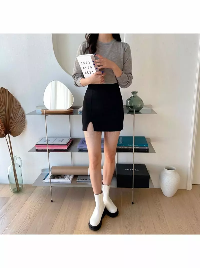 Srap - Korean Women Fashion - #romanticstyle - Ebu Skirt - 7