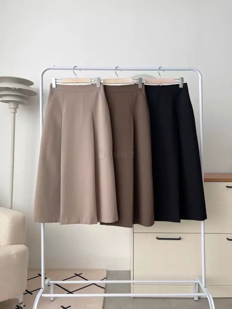 Srap - Korean Women Fashion - #romanticstyle - Ash Skirt - 5
