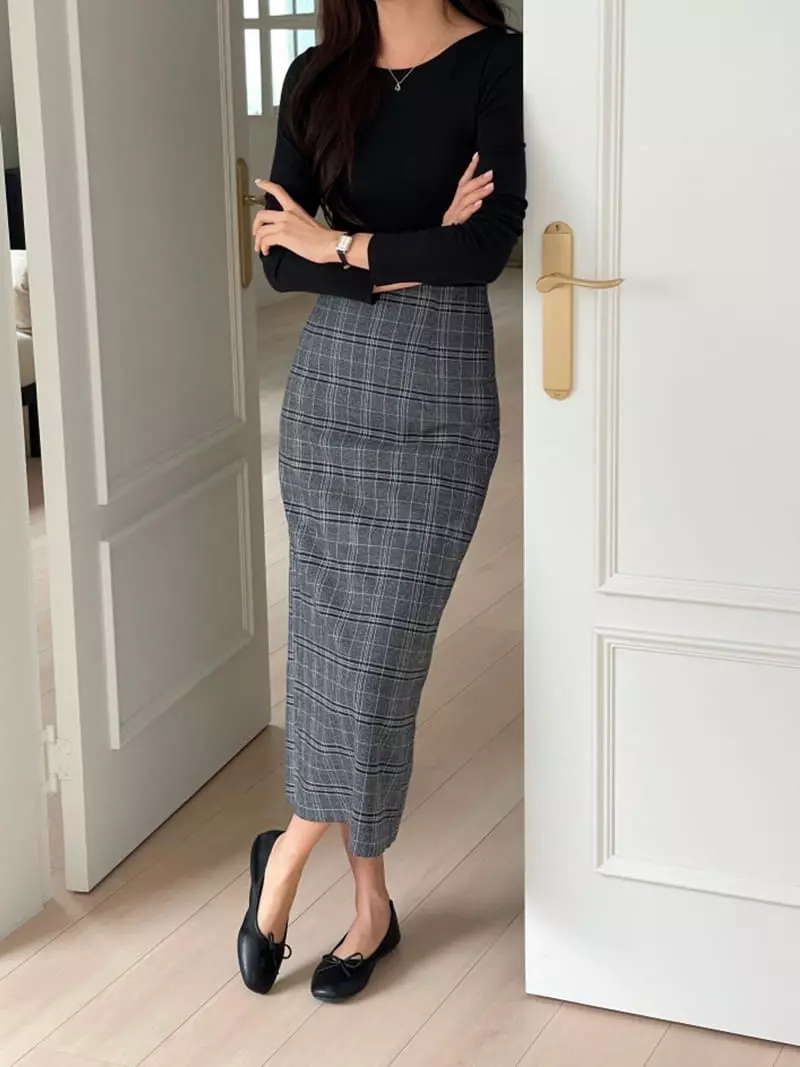 Srap - Korean Women Fashion - #restrostyle - Seed Skirt - 4