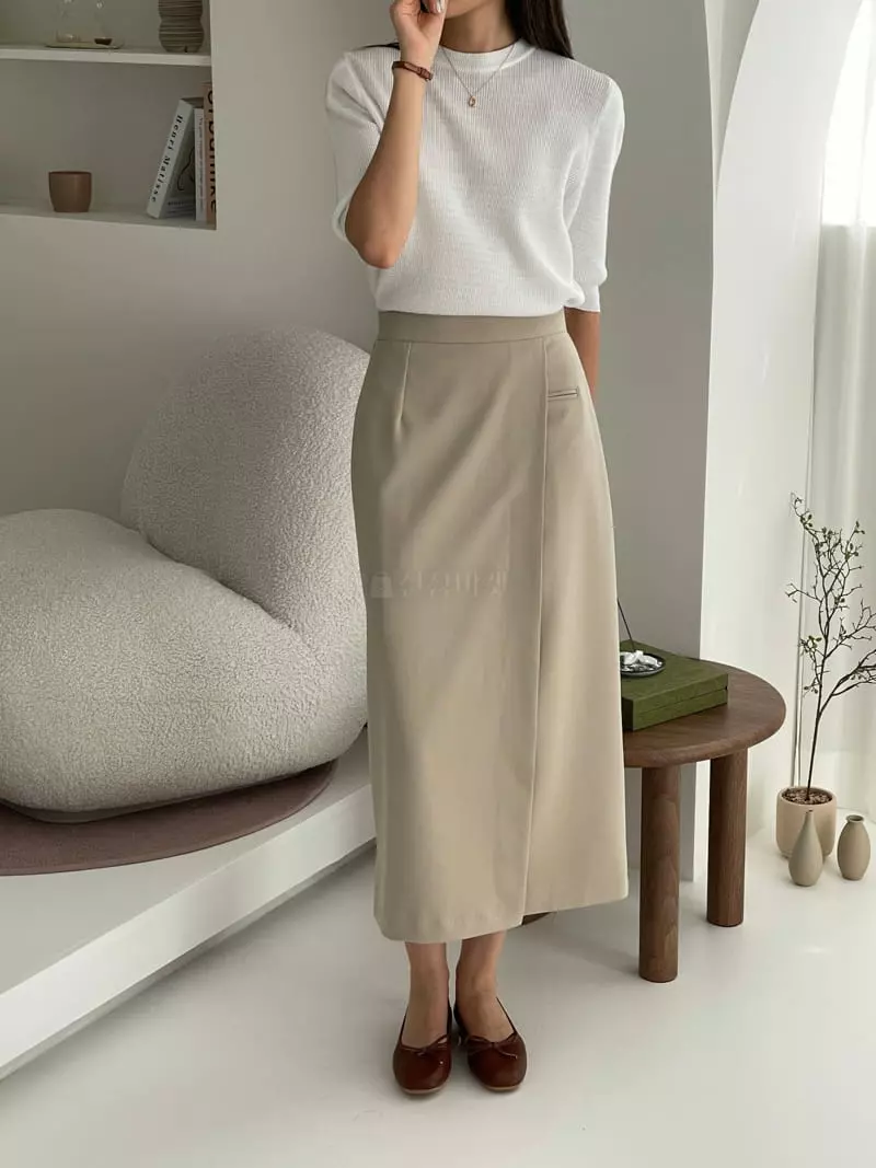 Srap - Korean Women Fashion - #shopsmall - Onz Skirt - 9