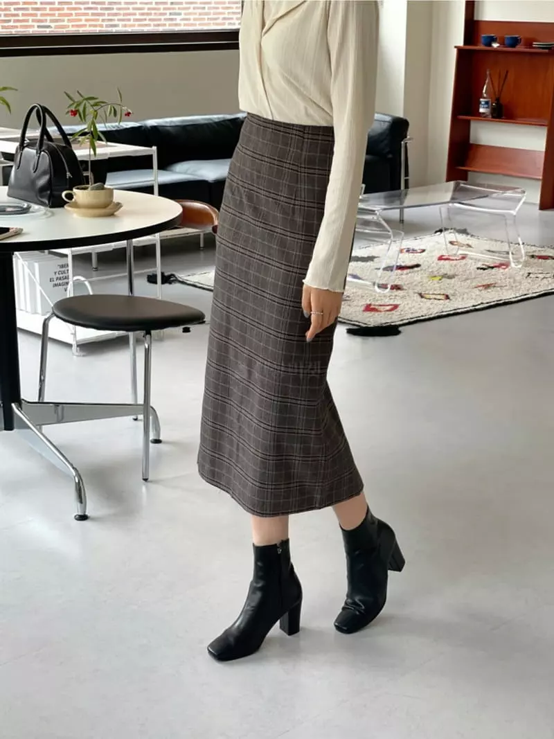 Srap - Korean Women Fashion - #shopsmall - Seed Skirt - 5