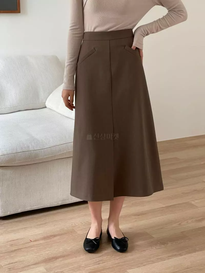 Srap - Korean Women Fashion - #shopsmall - Blat Skirt - 2