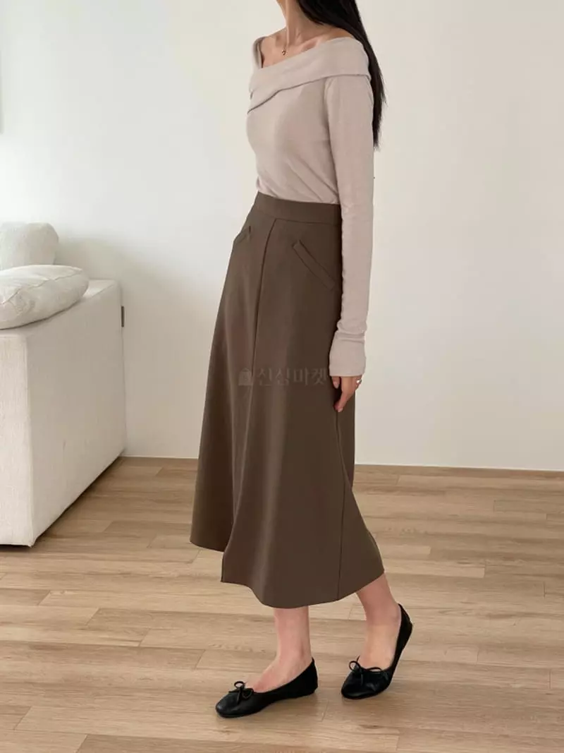 Srap - Korean Women Fashion - #thatsdarling - Blat Skirt - 3