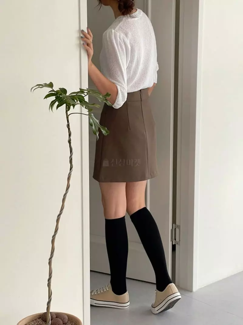 Srap - Korean Women Fashion - #vintagekidsstyle - Kiem Skirt - 10