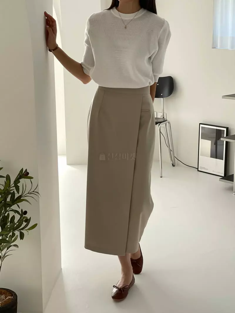 Srap - Korean Women Fashion - #vintagekidsstyle - Onz Skirt - 5