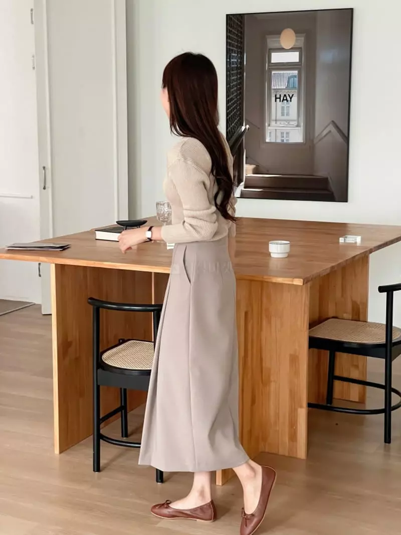 Srap - Korean Women Fashion - #vintagekidsstyle - Ash Skirt - 2