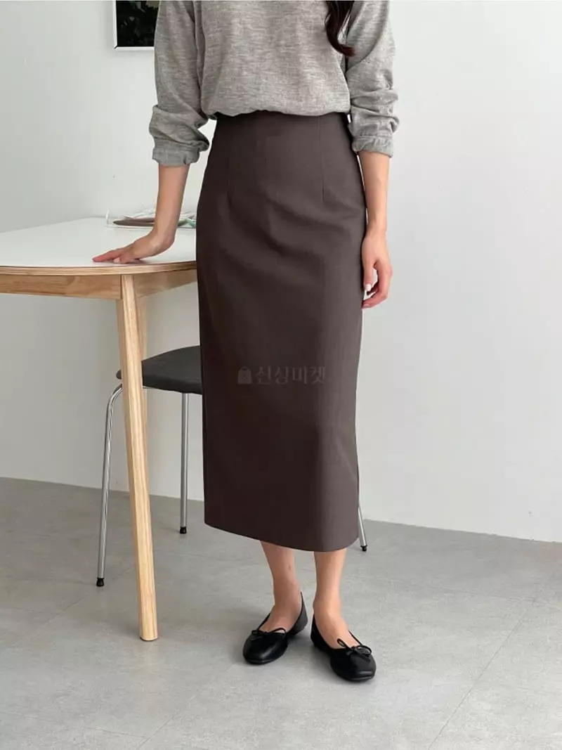 Srap - Korean Women Fashion - #womensfashion - Hi Long Skirt - 3