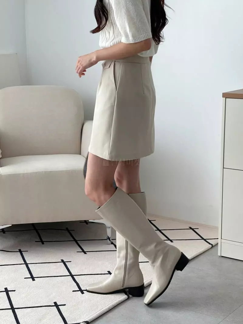 Srap - Korean Women Fashion - #momslook - Mue Skirt - 4