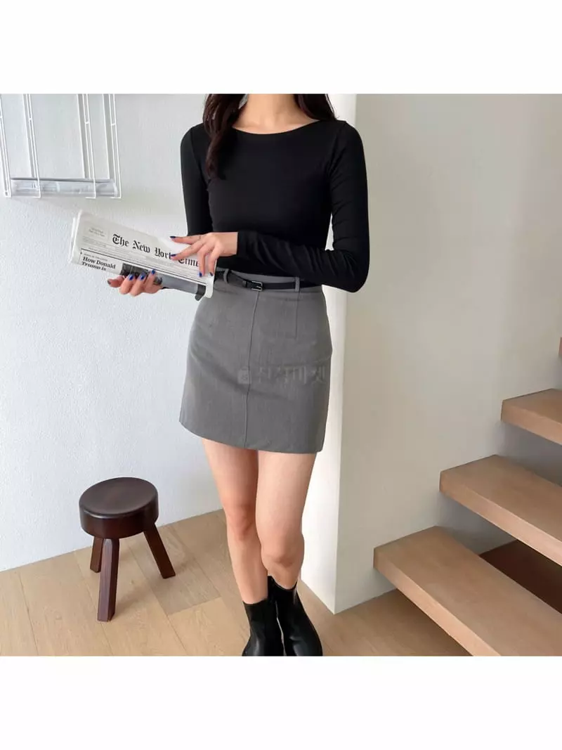 Srap - Korean Women Fashion - #womensfashion - Mati Mini Skirt