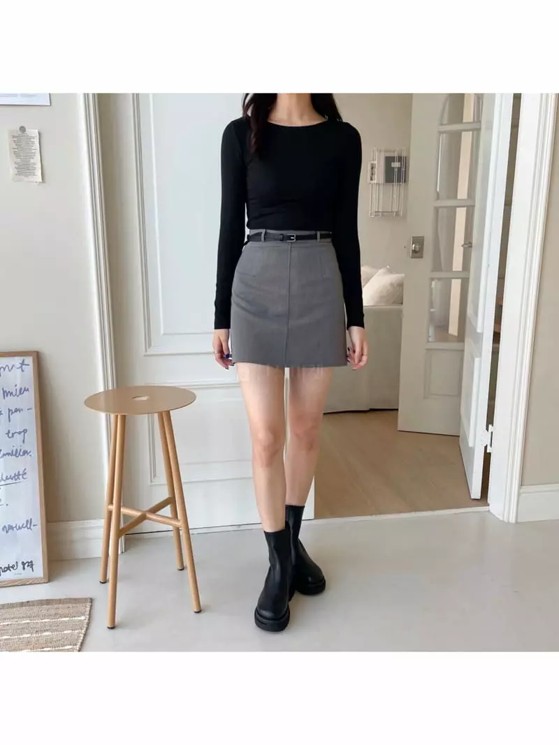 Srap - Korean Women Fashion - #womensfashion - Mati Mini Skirt - 11