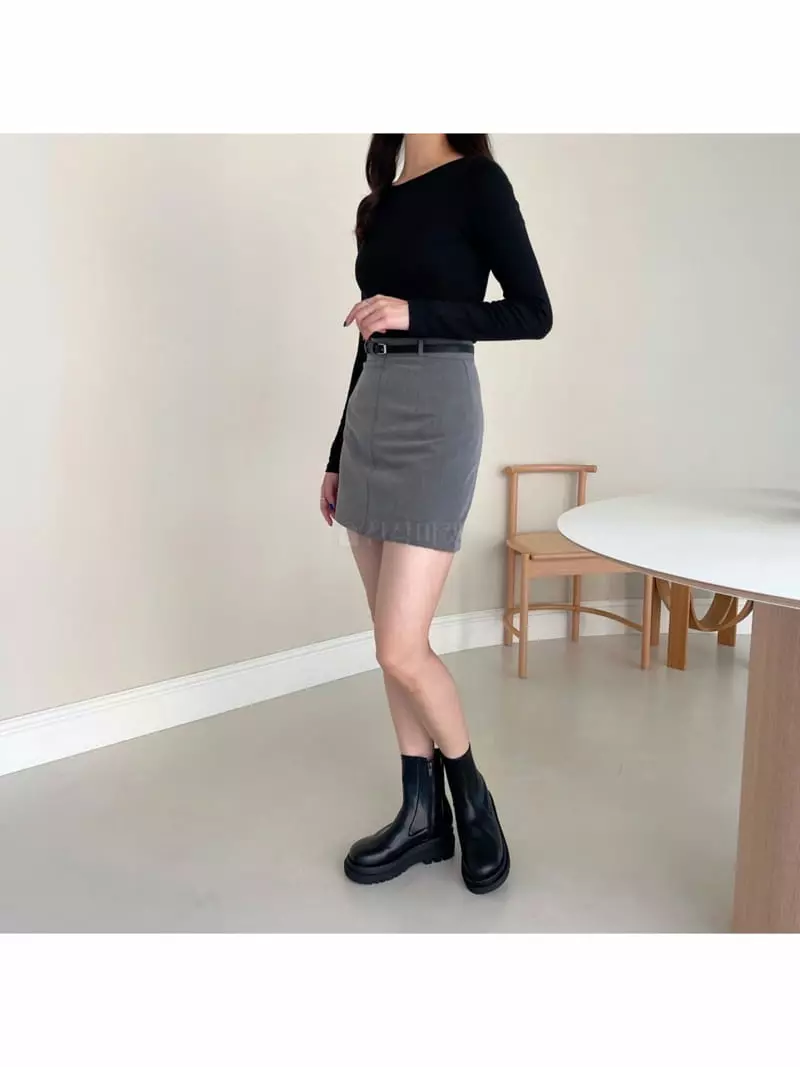 Srap - Korean Women Fashion - #womensfashion - Mati Mini Skirt - 3