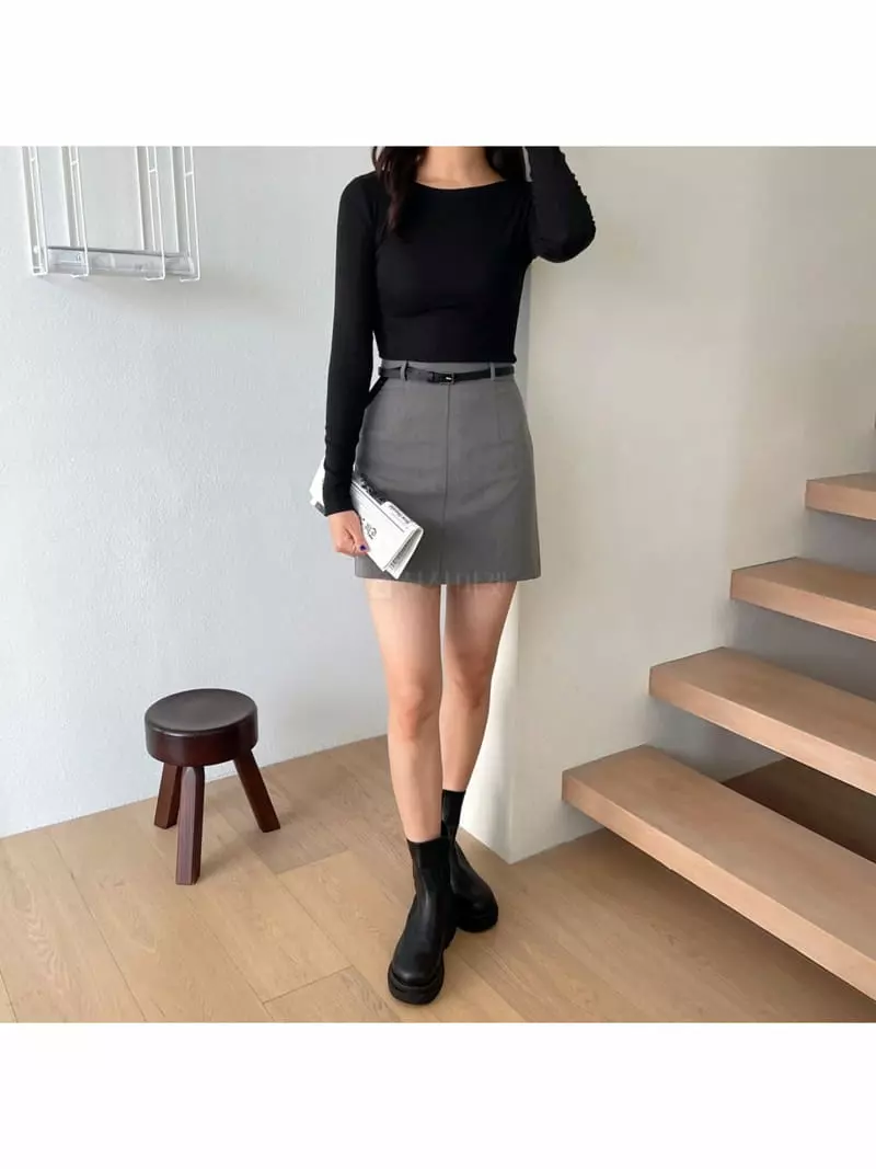 Srap - Korean Women Fashion - #womensfashion - Mati Mini Skirt - 7