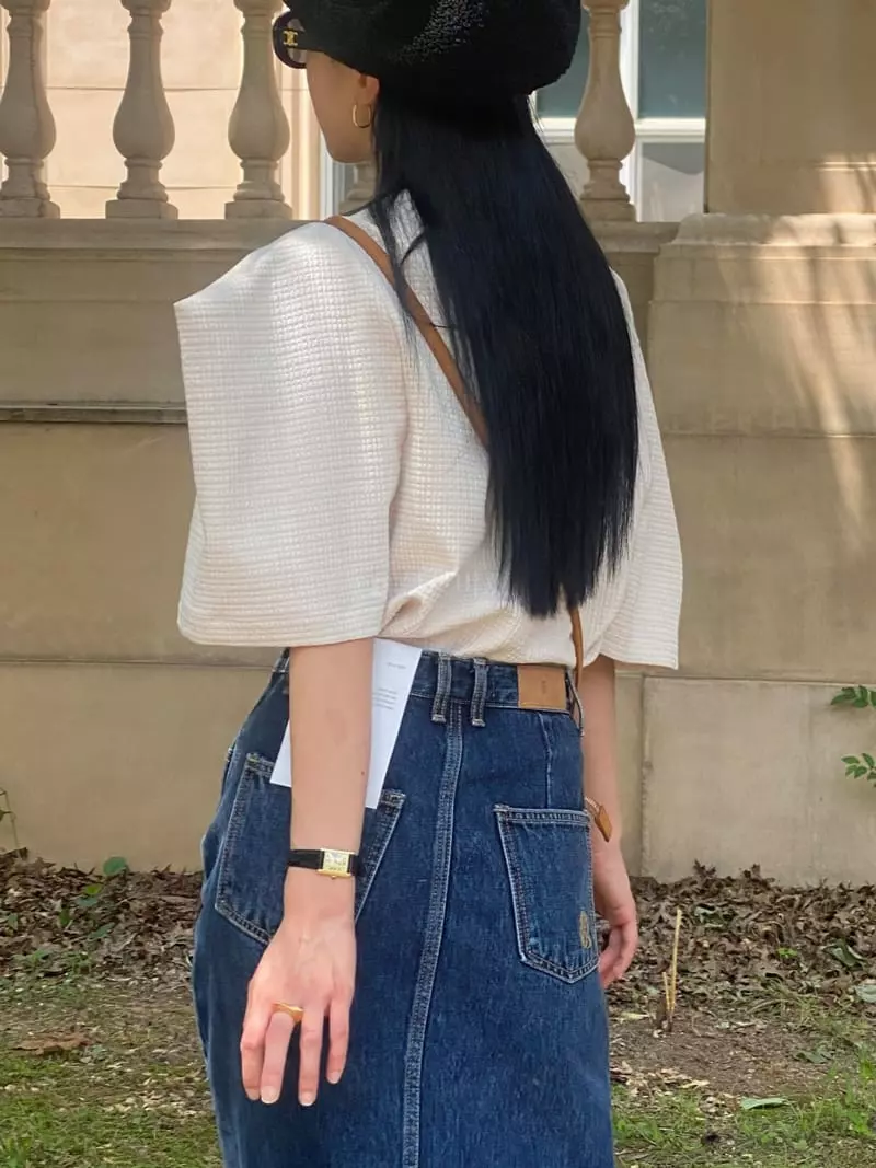 Ssemienne - Korean Women Fashion - #momslook - Triple Blouse - 6