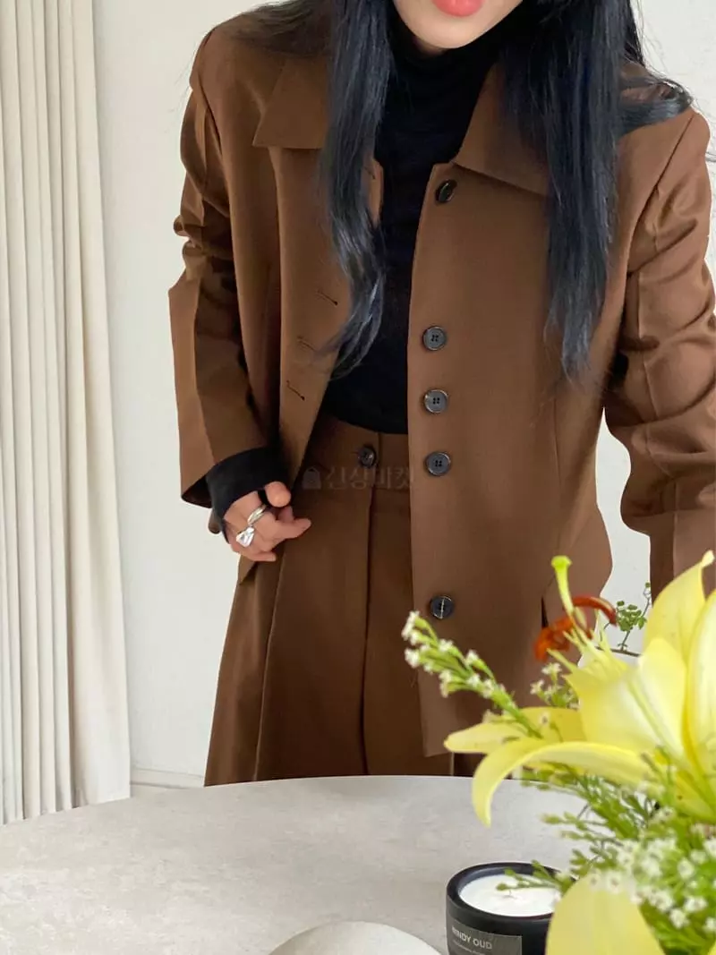 Ssemienne - Korean Women Fashion - #momslook - Ellen Jacket - 2