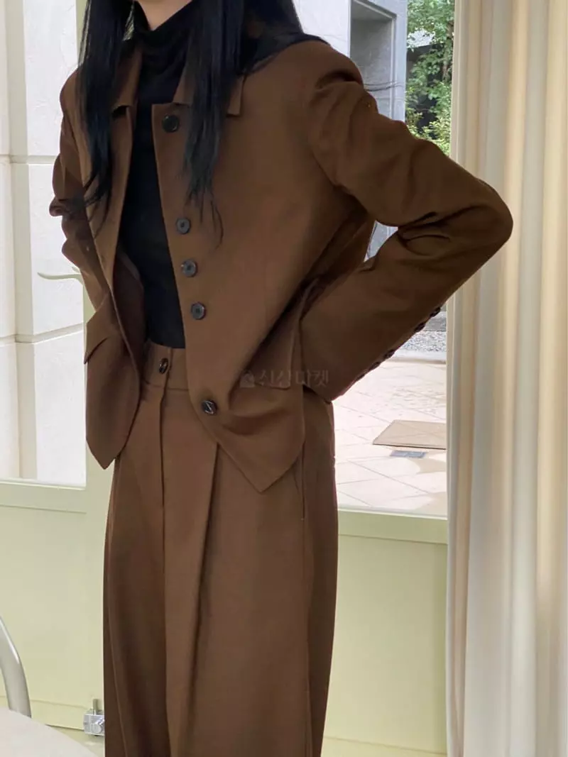 Ssemienne - Korean Women Fashion - #momslook - Ellen Jacket - 3
