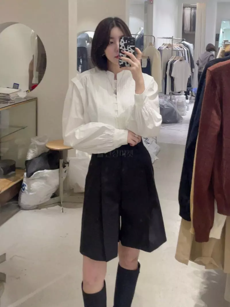 Ssemienne - Korean Women Fashion - #momslook - Masion Blouse - 7