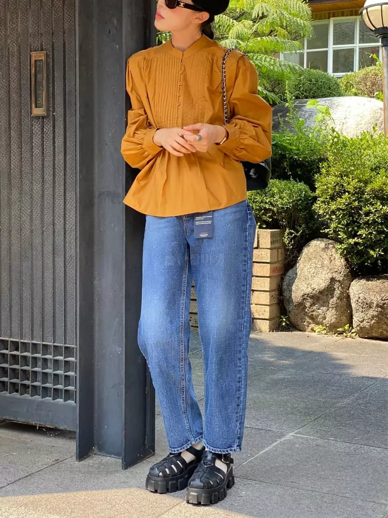 Ssemienne - Korean Women Fashion - #romanticstyle - Masion Blouse - 3