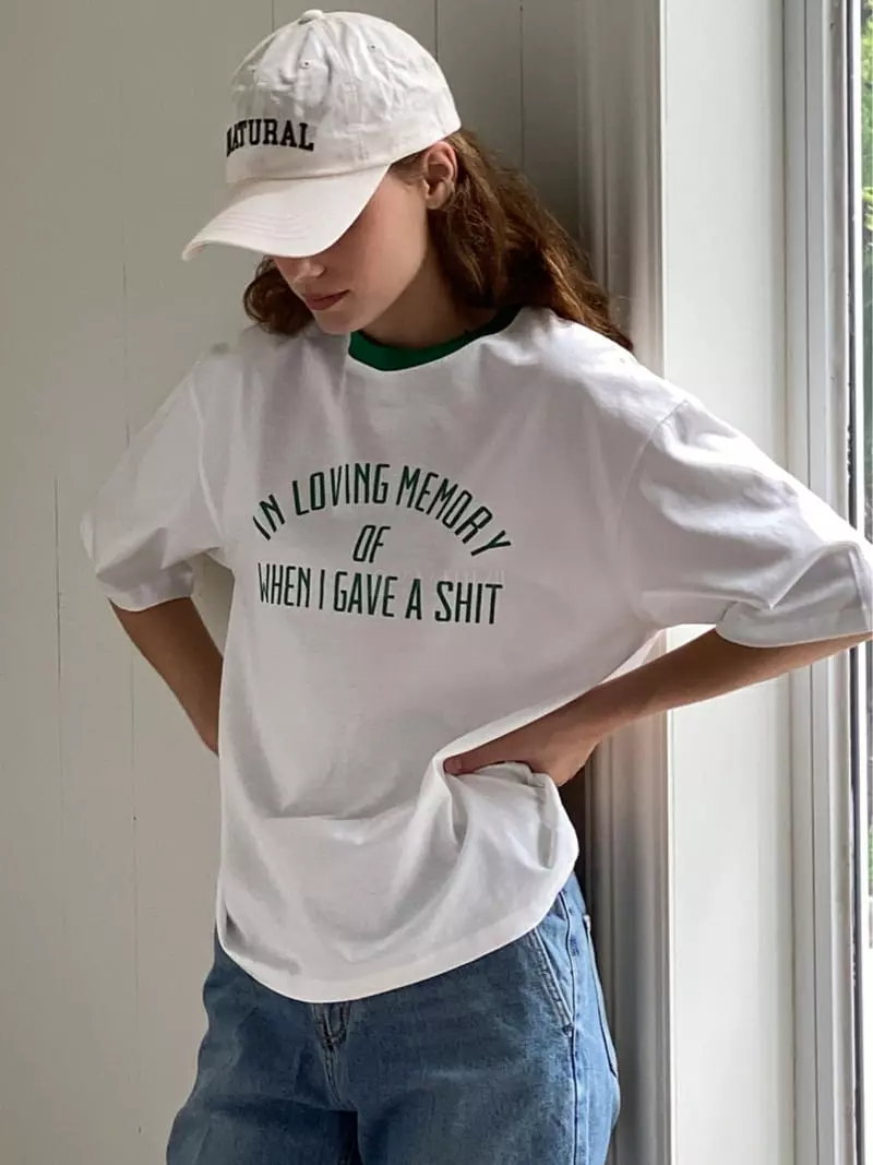 Ssemienne - Korean Women Fashion - #romanticstyle - Memory Tee - 2