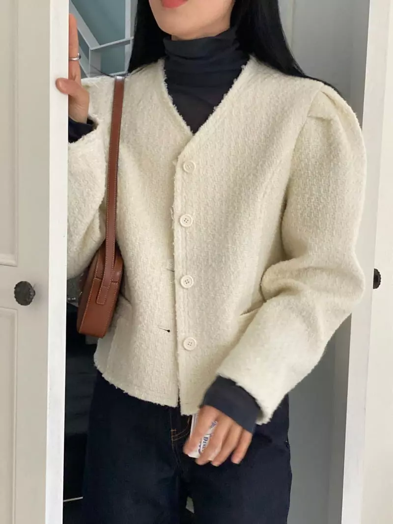 Ssemienne - Korean Women Fashion - #romanticstyle - Puff Jacket