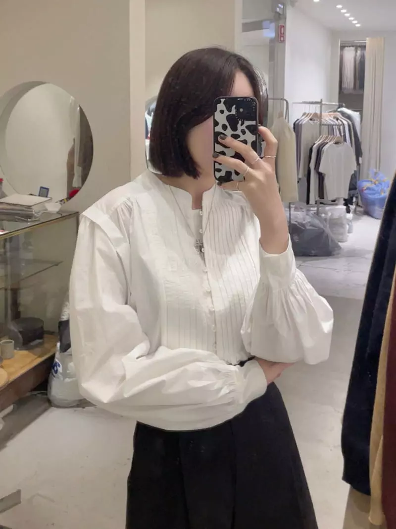 Ssemienne - Korean Women Fashion - #thatsdarling - Masion Blouse - 5