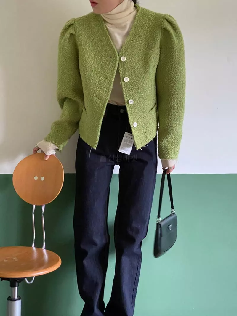 Ssemienne - Korean Women Fashion - #thatsdarling - Puff Jacket - 4