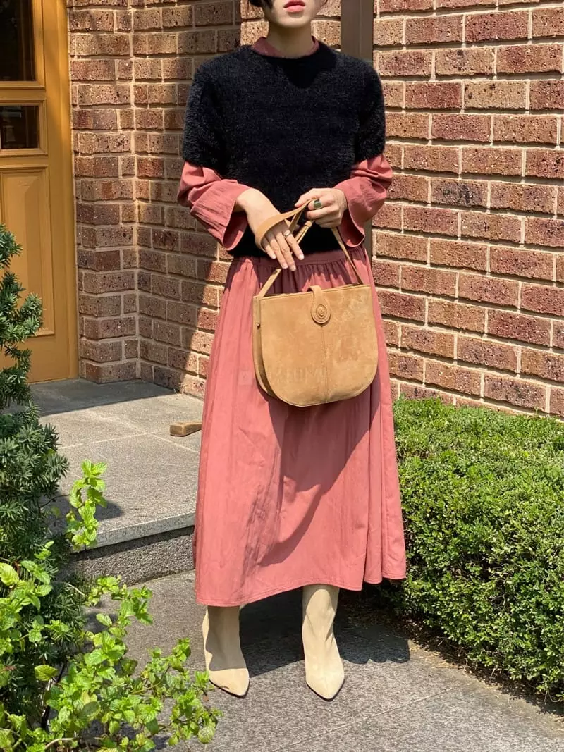 Ssemienne - Korean Women Fashion - #thelittlethings - Row Belted One-piece - 2
