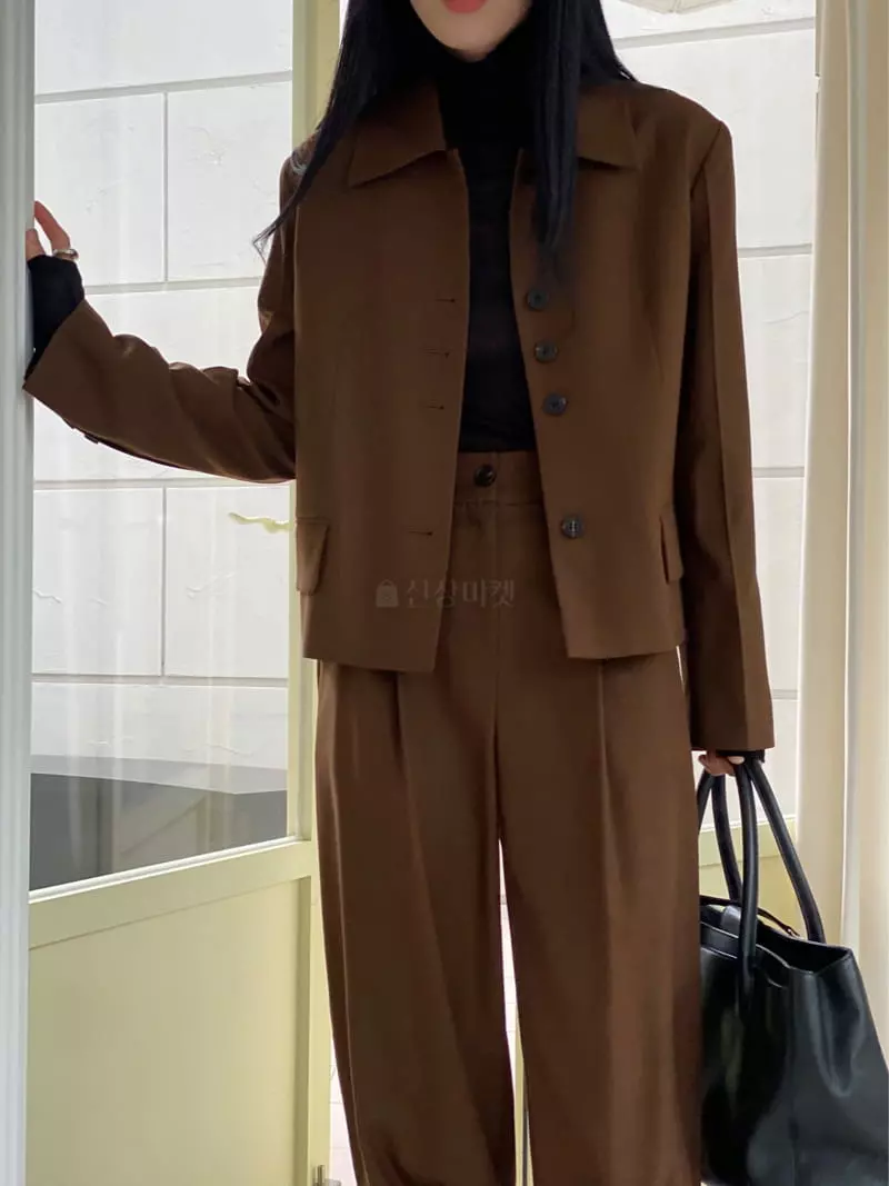 Ssemienne - Korean Women Fashion - #vintageinspired - Ellen Jacket - 6