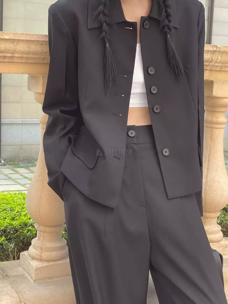 Ssemienne - Korean Women Fashion - #vintagekidsstyle - Ellen Jacket - 7