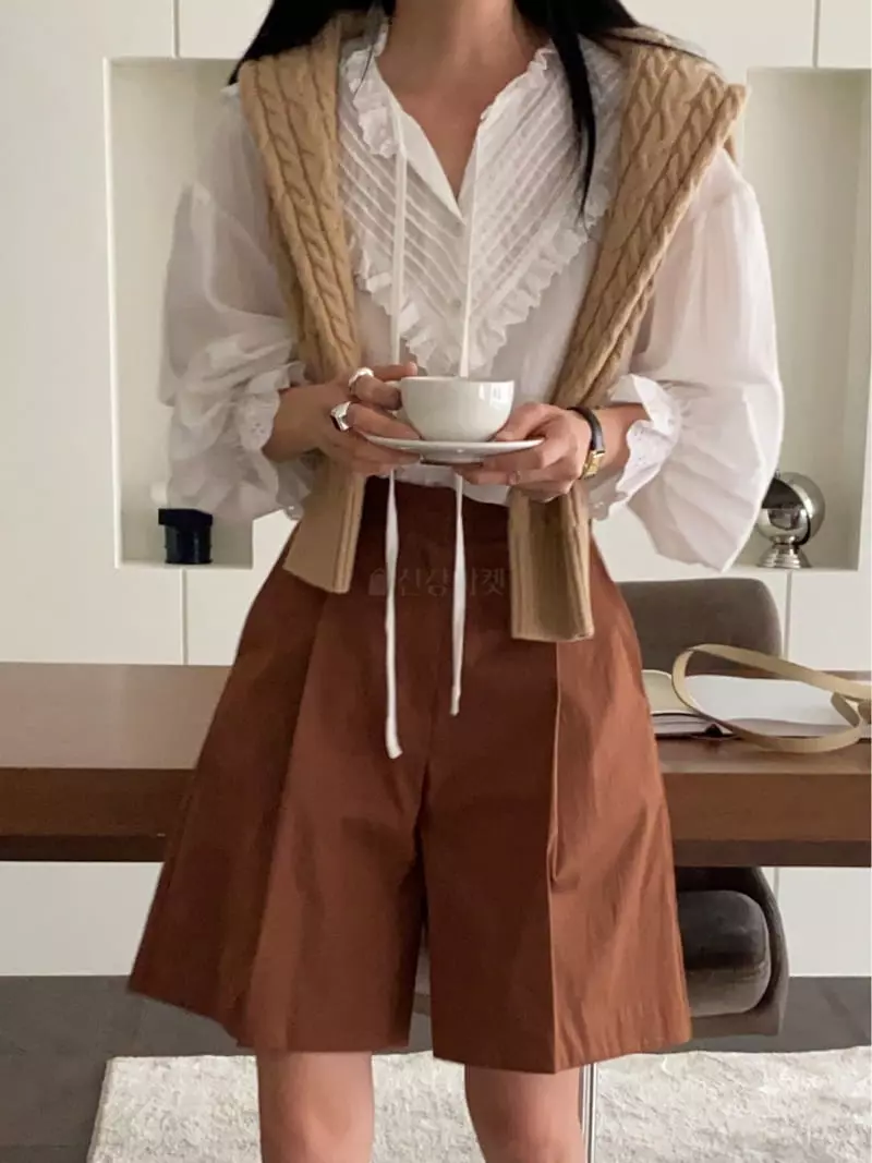 Ssemienne - Korean Women Fashion - #womensfashion - Gisell Pants - 6