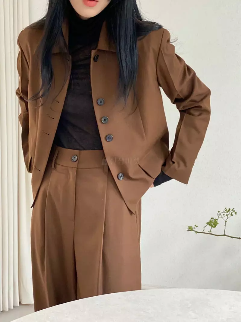 Ssemienne - Korean Women Fashion - #womensfashion - Ellen Jacket