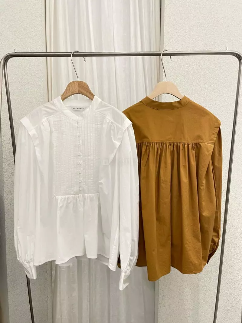 Ssemienne - Korean Women Fashion - #womensfashion - Masion Blouse - 8