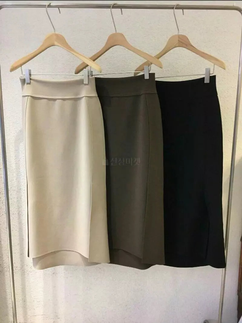 Stable - Korean Women Fashion - #womensfashion - Slit Skirt - 4