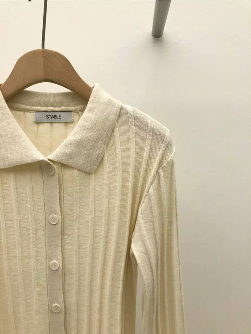 Stable - Korean Women Fashion - #momslook - Luca Rib Knit Tee - 3