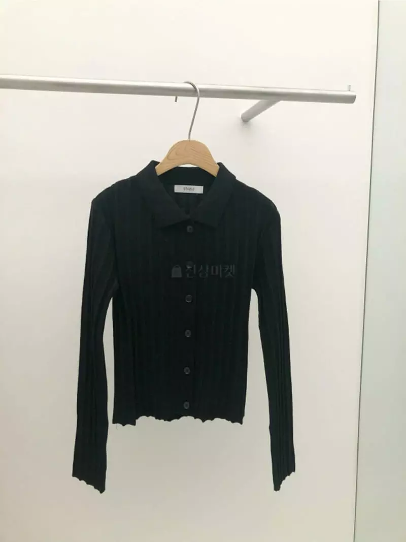 Stable - Korean Women Fashion - #momslook - Luca Rib Knit Tee - 5