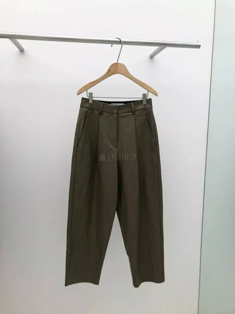 Stable - Korean Women Fashion - #momslook - J Leather Pants - 6