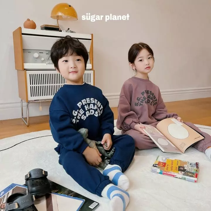 Sugar Planet - Korean Children Fashion - #Kfashion4kids - Happy Sweatshirt - 2