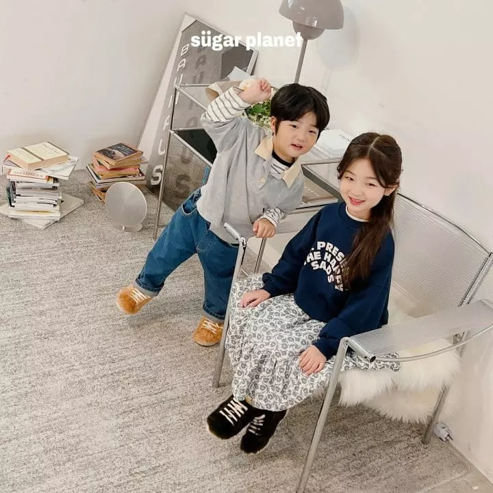 Sugar Planet - Korean Children Fashion - #childofig - Happy Sweatshirt - 10