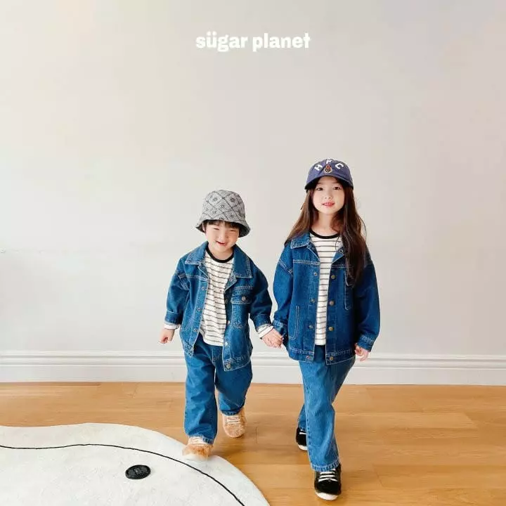 Sugar Planet - Korean Children Fashion - #designkidswear - Block Stitch Jacket - 6