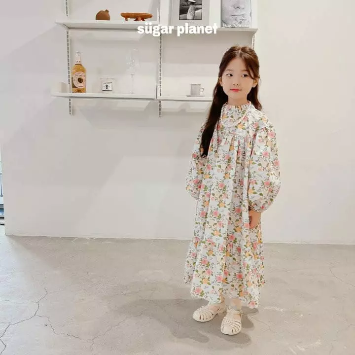 Sugar Planet - Korean Children Fashion - #fashionkids - Balloon Flower One-piece - 11