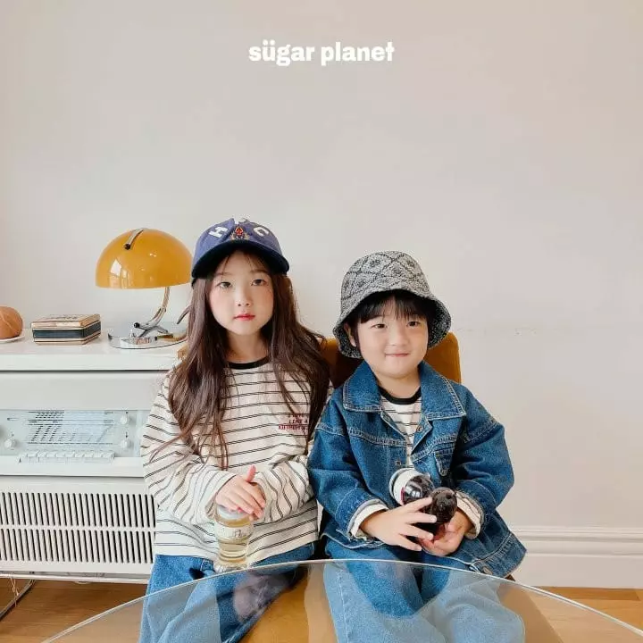 Sugar Planet - Korean Children Fashion - #kidsshorts - Block Stitch Jacket - 9