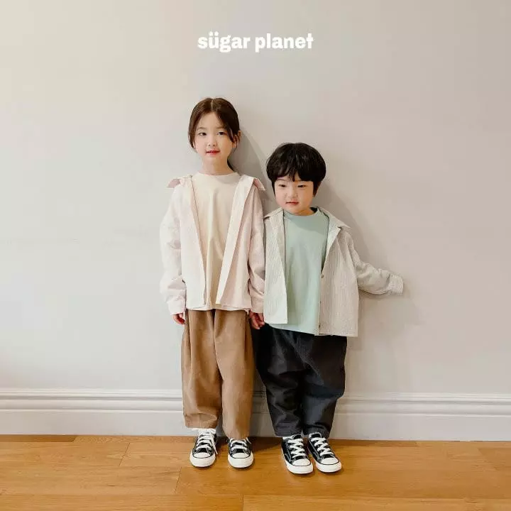 Sugar Planet - Korean Children Fashion - #kidsshorts - Loose Fit Daiy Jacket - 5