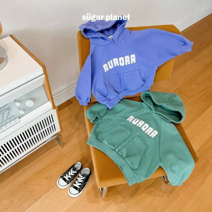 Sugar Planet - Korean Children Fashion - #kidsshorts - Double Pocket Hoody
